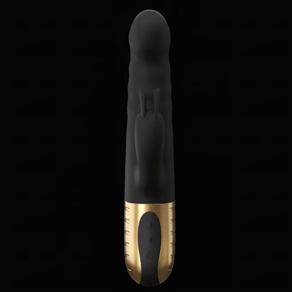 Dorcel G-stormer - punjivi crni vibrator s pokretnim klitoralnim krakom