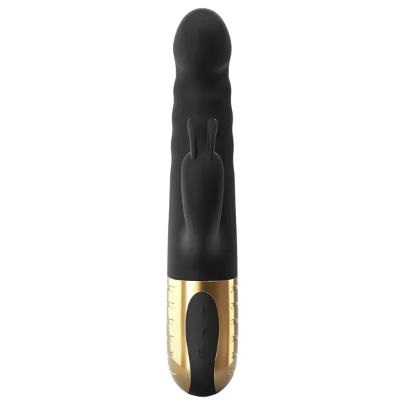 Dorcel G-stormer - punjivi crni vibrator s pokretnim klitoralnim krakom