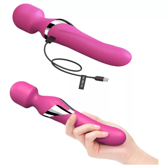 Dorcel Dual Orgasms - akumulatorski, 2u1 masažni vibrator (rozi)