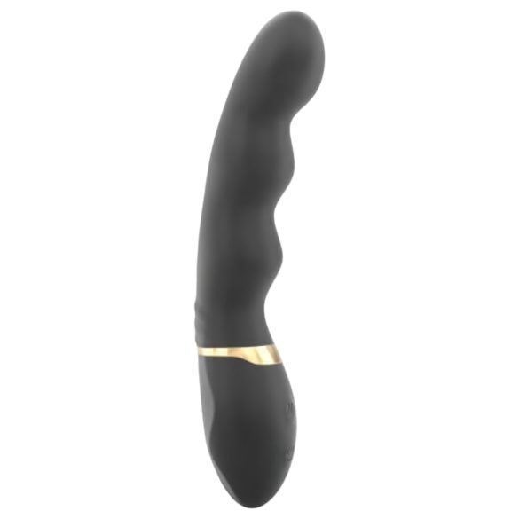 Dorcel Too Much 2.0 - akumulatorski vibrator s 3 motora (crno-zlatni)
