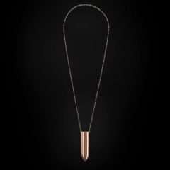   Dorcel - punjiva, vodootporna vibrator ogrlica (ružičasto zlato)