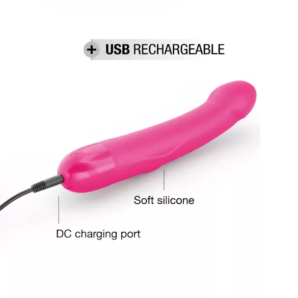 Dorcel Real Vibration M 2.0 - punjivi vibrator (ružičasti)