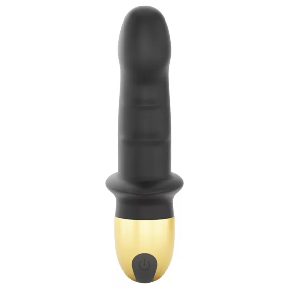Dorcel Mini Lover 2.0 - punjivi G-točka vibrator (crno-zlatni)