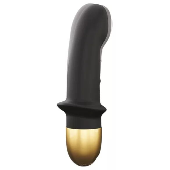 Dorcel Mini Lover 2.0 - punjivi G-točka vibrator (crno-zlatni)