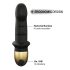 Dorcel Mini Lover 2.0 - punjivi G-točka vibrator (crno-zlatni)