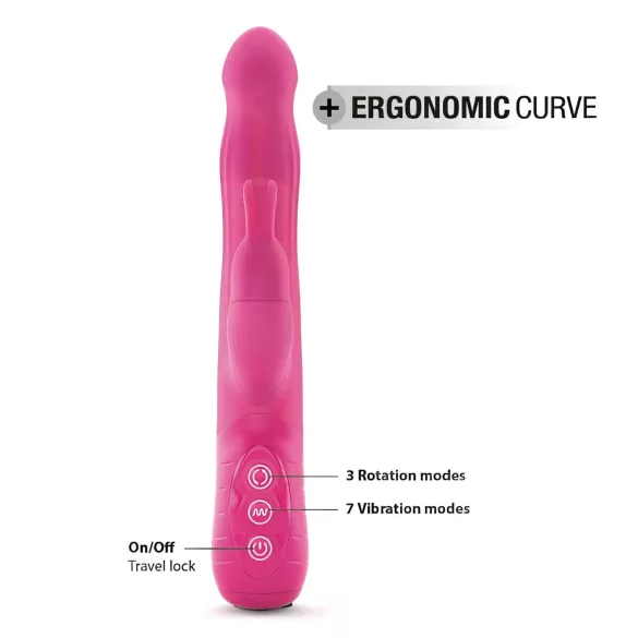 Dorcel Baby Rabbit 2.0 - akumulatorski vibrator s nastavkom (ružičasti)