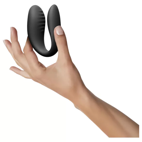 Dorcel - vibrator za parove s daljinskim upravljačem - punjivi - crni