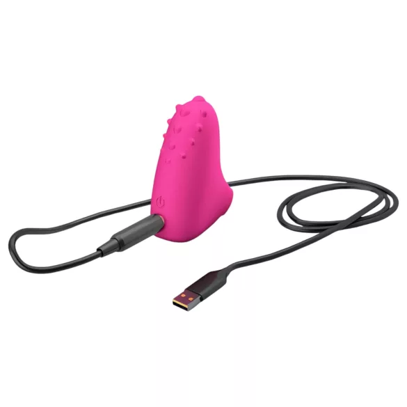 Dorcel Magic Finger - punjivi prstni vibrator (ružičasti)