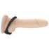 Dorcel Stronger prsten - metalni umetci, crni penis prsten