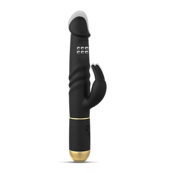 Dorcel - vibrator s pomičnim nastavkom za klitoris - crni