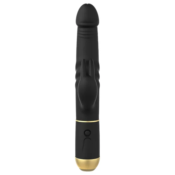 Dorcel - vibrator s pomičnim nastavkom za klitoris - crni