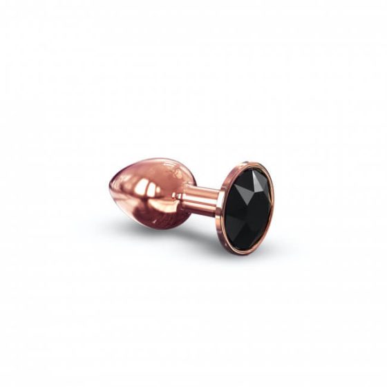 Dorcel Diamond Plug S - aluminijski analni dildo - mali (ružičasto zlato)