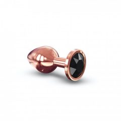   Dorcel Diamond Plug M - aluminijski analni dildo - srednji (ružičasto zlato)