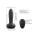 Dorcel Deep Thrust - dildo s potiskom (crni)