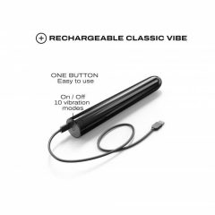 Dorcel Black Muse 2.0 - bežični štapni vibrator (crni)