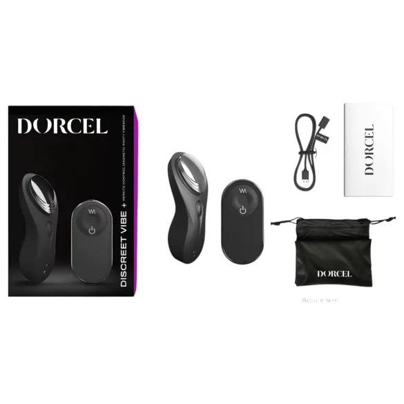 Dorcel Discreet Vibe + - bežični klitoralni vibrator (crni)