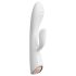 Dorcel Flexi Rabbit - grijani vibrator s klitoralnim stimulatorom (bijeli)