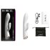Dorcel Flexi Rabbit - grijani vibrator s klitoralnim stimulatorom (bijeli)