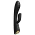 Dorcel Flexi Rabbit - grijani vibrator s fleksibilnim klitoralnim nastavkom (crni)