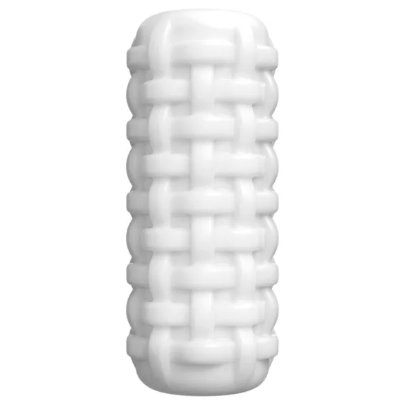 Dorcel Cup Tight - masturbator za muškarce s kanalima s perlicama (bijeli)