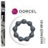 Dorcel Maximize - sivi silikonski prsten za penis s kuglicama