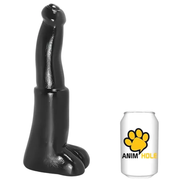 AnimHole Bull - penis dildo bika - 25 cm - crni