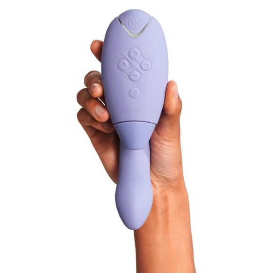 Womanizer Duo 2 - vodootporni vibrator G-točke i stimulator klitorisa (ljubičasti)