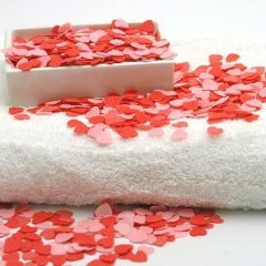 Srca - mirisni konfeti za kupanje od latica ruže (30g)