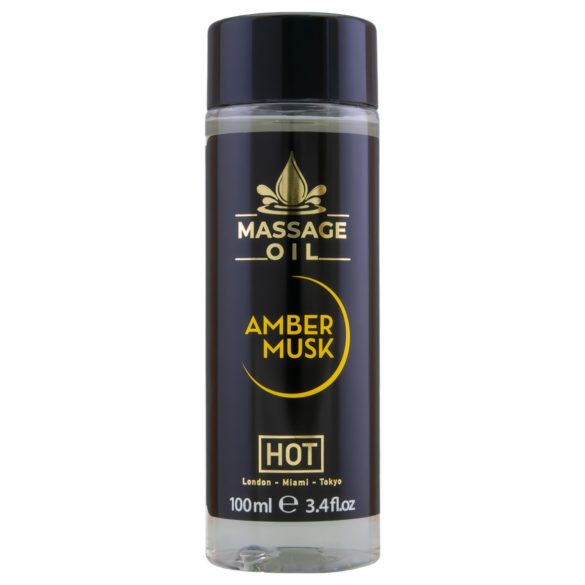 HOT ulje za masažu i njegu kože - jantar i mošus (100ml)