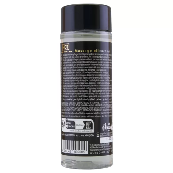 HOT - masažno ulje za njegu kože - kokos - 100ml