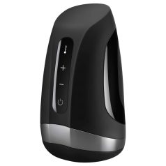   Satisfyer Men Heat Vibration - grijaći vibrator za muškarce (crni)