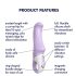 Satisfyer Charming Smile - vodootporni akumulatorski G-točka vibrator (ljubičasti)
