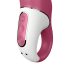 Satisfyer Petting Hippo - punjivi, vodootporni vibrator (ružičasti)