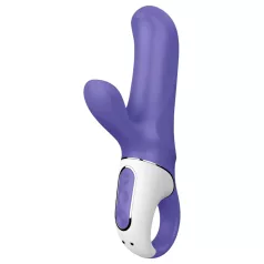   Satisfyer Magic Bunny - vodootporni vibrator s nastavkom za klitoris (ljubičasti)