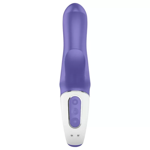 Satisfyer Magic Bunny - vibrator za klitoris s rukom - vodootporan silikon plavi