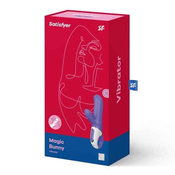 Satisfyer Magic Bunny - vodootporni vibrator za klitoris na baterije (plavi)