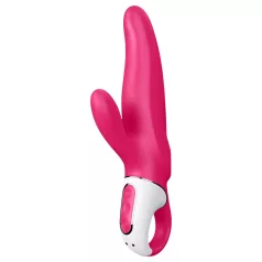   Satisfyer Mr. Rabbit - vodootporni vibrator s klitoralnim nastavkom (rozi)