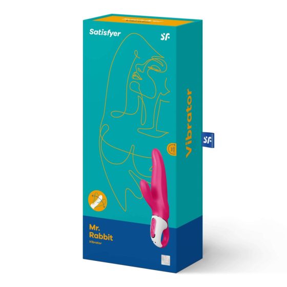Satisfyer Mr. Rabbit - vodootporan vibrator za klitoris na baterije (ružičasti)