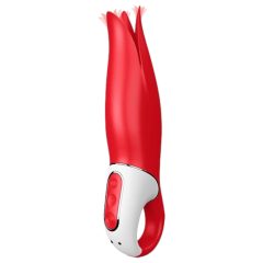   Satisfyer Power Flower - punjivi, vodootporni vibrator (crveni)