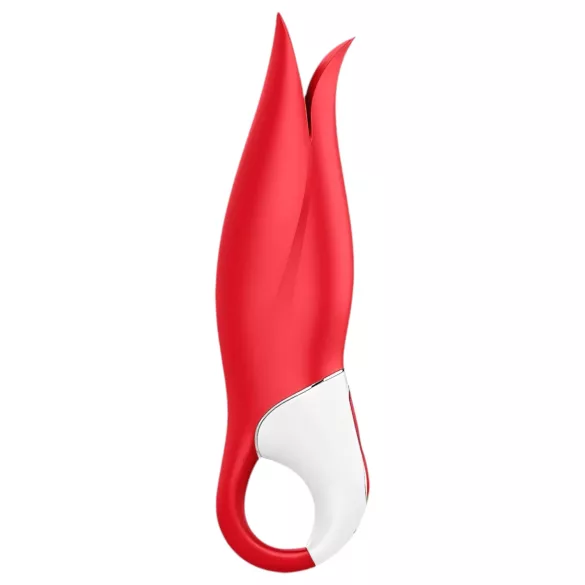Satisfyer Power Flower - vibrator na punjenje - vodootporan - crvena