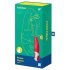 Satisfyer Power Flower - punjivi, vodootporni vibrator (crveni)