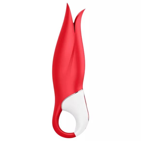 Satisfyer Power Flower - vibrator na punjenje - vodootporan - crvena