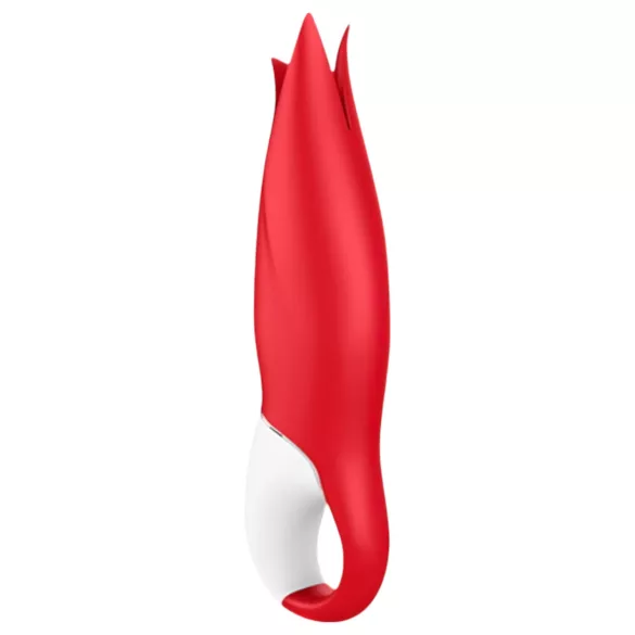 Satisfyer Power Flower - vibrator na punjenje - vodootporan - crvena