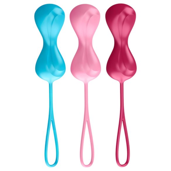 Satisfyer Power Balls – set od 3 pokretne kuglice za vježbu zdjelice