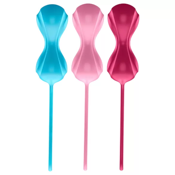 Satisfyer - set gejša kuglica s pomičnim utezima - 3 komada