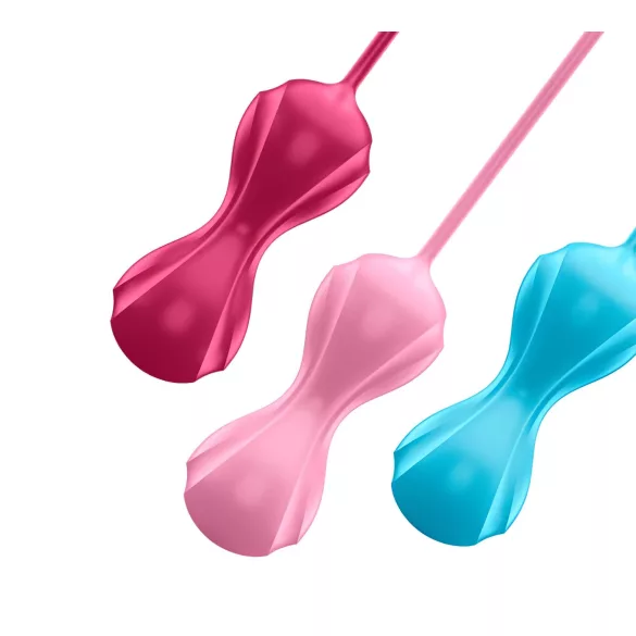Satisfyer - set gejša kuglica s pomičnim utezima - 3 komada