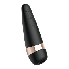   Satisfyer Pro 3+ - vodootporan vibrator za klitoris na baterije (crni)