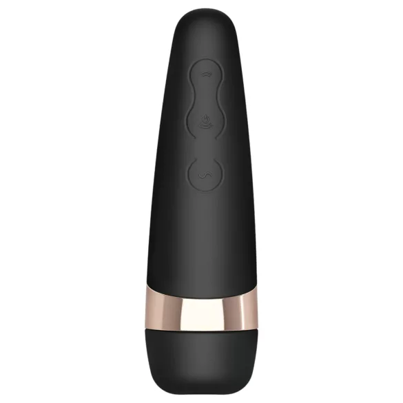 Satisfyer Pro 3+ - klitoralni vibrator s vakuumom - vodootporan, punjiv - crni