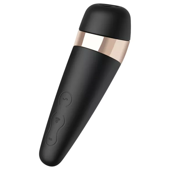 Satisfyer Pro 3+ - klitoralni vibrator s vakuumom - vodootporan, punjiv - crni