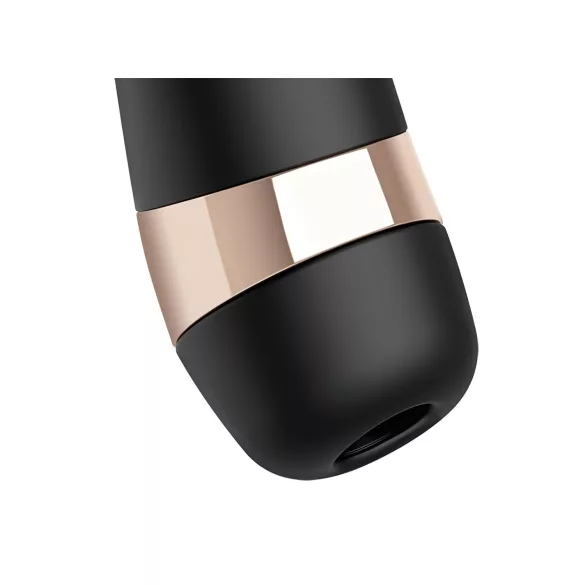Satisfyer Pro 3+ - klitoralni vibrator s vakuumom - vodootporan, punjiv - crni
